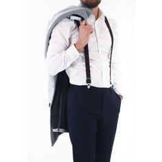 Подтяжки взрослые, ширина 2.5 см, цвет тёмно-коричневый NO Brand