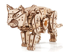 Деревянные игрушки Деревянная игрушка Eco Wood Art Конструктор 3D Кот Кошка