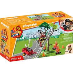 Игровые наборы Playmobil Игровой набор Пожаро-спасательные действия Спасите кошку!