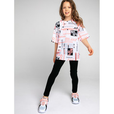 Комплекты детской одежды Playtoday Комплект для девочек Joyfull play tween girls (футболка, легинсы)