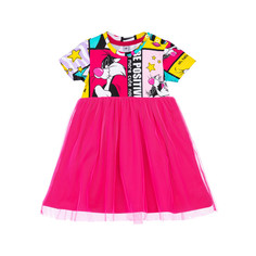 Боди, песочники, комбинезоны Playtoday Платье-боди для девочки Be positive 12349026