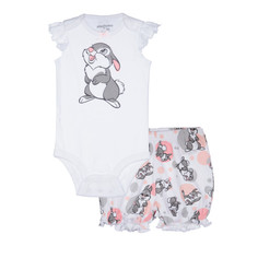 Комплекты детской одежды Playtoday Комплект для девочек Sweet bunny newborn-baby girls (боди, шорты)