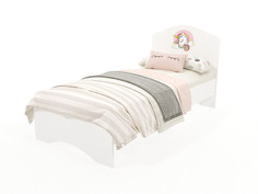 Кровати для подростков Подростковая кровать ABC-King классика №1 Единорог 160x90 низкое изножье без ящика