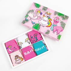 Белье и колготки Kaftan Подарочный набор носков адвент Sweet dreams 6 пар