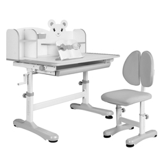 Школьные парты Anatomica Школьный комплект Umka XL (парта, стул, надстройка, выдвижной ящик, подставка для книг)