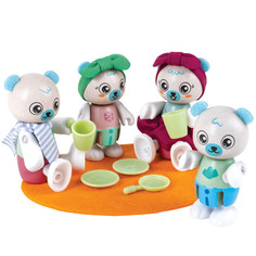 Игровые наборы Hape Игрушки фигурки животных Семья белых медведей (4 предмета)