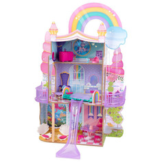 Кукольные домики и мебель KidKraft Кукольный домик Радужные Мечты с мебелью (15 предметов)