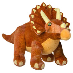Мягкие игрушки Мягкая игрушка All About Nature динозавр Трицератопс 26 см