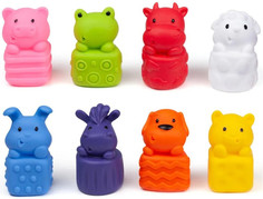 Игрушки для ванны Fancy Baby Игровой набор Трогательные зверята