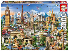 Пазлы Educa Пазл Достопримечательности Европы 2000 деталей