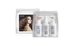 Косметика для мамы Ollin Professional Perfect Hair Тревел-набор Шампунь 100 мл + Бальзам 100 мл + 15в1 100 мл