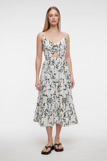 платье женское Платье-сарафан миди на тонких бретельках с воланами Befree