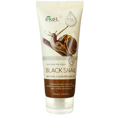 EKEL Гель для умывания скатка с Улиточным Муцином Gel Black Snail 100.0