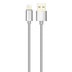 Кабель Partner-Olmio USB 2.0 - MAGIC 5/8 (microUSB+lightning) 1м 2.1А 038767