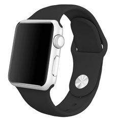 Ремешок Krutoff Silicone для Apple Watch 42/44/45mm M/L (black) 1