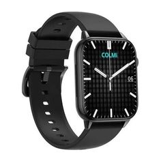 Умные часы Colmi C60 Silicone Strap Black-Black