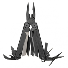 Мультитул Leatherman Wave Plus Black 832526, 17 функций, нейлоновый чехол