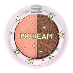 Тени для век с базой ISCREAM CHOICE 2 в 1 тон 01-02 glamor