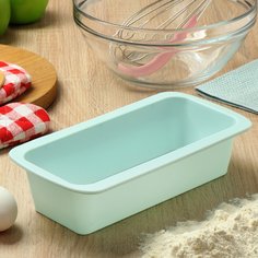 Форма для запекания силикон, 13.5х27х6 см, прямоугольная, Daniks, Квантум, Y4-5170