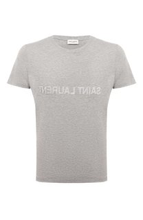 Хлопковая футболка Saint Laurent