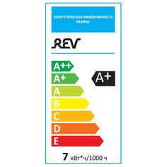 Лампы филаментные лампа филаментная REV 7Вт E27 С37 4000K свеча