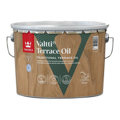 Масла древозащитные масло для дерева TIKKURILA Valtti Terrace Oil база EC 9л бесцветное, арт.700010365