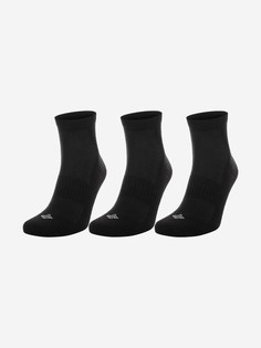 Носки Columbia New Cotton Quarter Socks, 3 пары, Черный