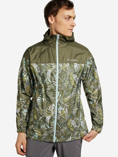 Ветровка мужская Columbia Flash Challenger Novelty Windbreaker, Зеленый
