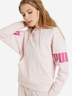 Худи женская PUMA Power Colorblock, Розовый