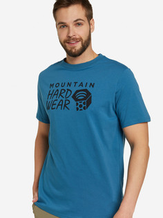 Футболка мужская Mountain Hardwear Logo Short Sleeve, Синий