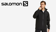 Куртка мембранная мужская Salomon Outline GTX, Черный