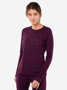 Термобелье верх женское Columbia Heavyweight Stretch Long Sleeve Top, Красный