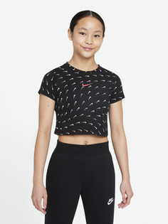 Футболка для девочек Nike Sportswear, Черный