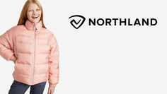 Куртка утепленная для девочек Northland, Розовый