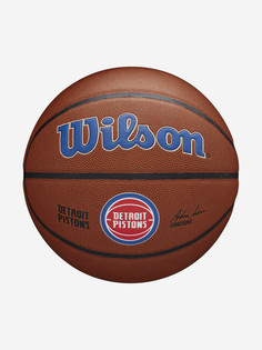 Мяч баскетбольный Wilson Wilson NBA Team Alliance Det Pistons, Коричневый