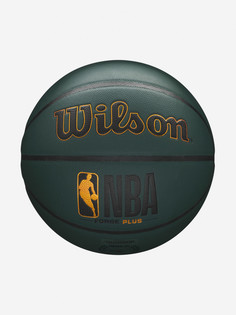 Мяч баскетбольный Wilson NBA Forge Plus Forest Green, Коричневый