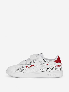 Кеды детские PUMA Smash V2 Brand Love V PS, Белый