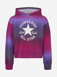Худи женская Converse Gradient Printed Boxy, Фиолетовый