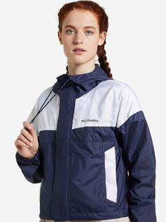 Ветровка женская Columbia Flash Challenger Cropped Windbreaker, Синий