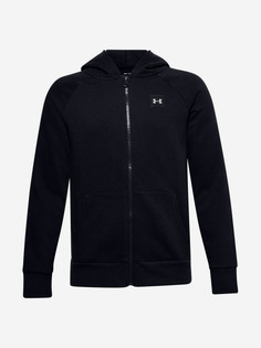 Толстовка детская Under Armour RIVAL FLEECE Full Zip HOODIE, Черный