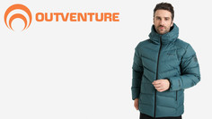 Пуховик мужской Outventure, Зеленый