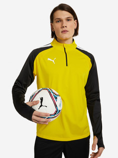 Толстовка футбольный мужской PUMA teamLIGA, Желтый