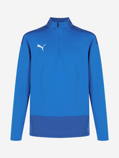 Толстовка футбольный для мальчиков PUMA Liga, Голубой