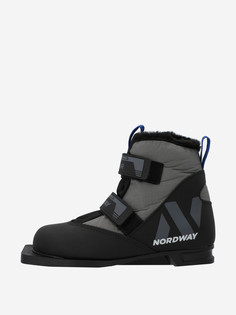 Ботинки для беговых лыж детские Nordway Polar 75 мм, Черный