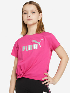 Футболка для девочек PUMA Ess+ Logo, Розовый