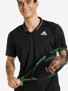 Поло мужское adidas Club Rib, Черный