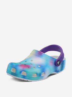 Сабо для девочек Crocs Classic Solarized CGK, Голубой