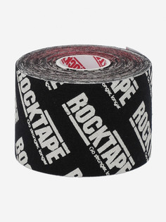 Кинезиотейп Rocktape H20 5 см х 5 м, черный логотип, Черный