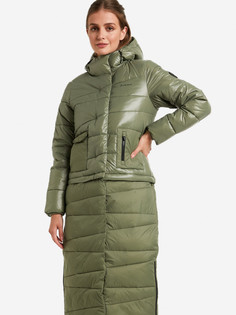 Пальто утепленное женское Demix 2в1, Зеленый