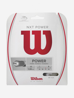 Струна для большого тенниса Wilson NXT Power 17, Белый